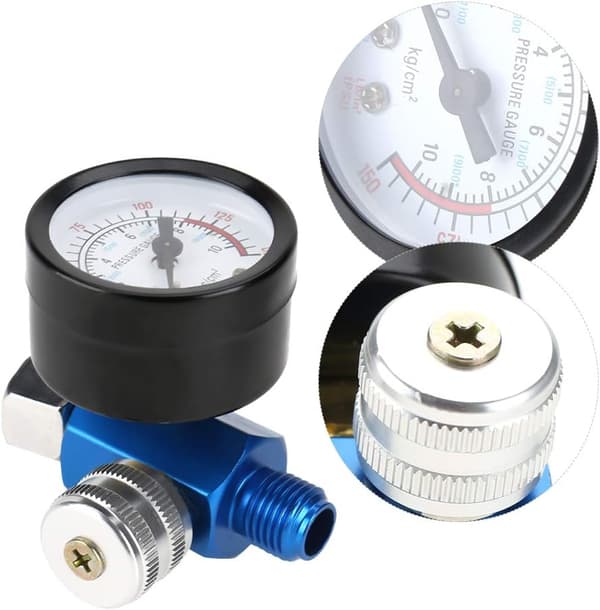 Kompressorregulator, Lufttryksregulator Regulator 1/4” Malingssprøjtepistol