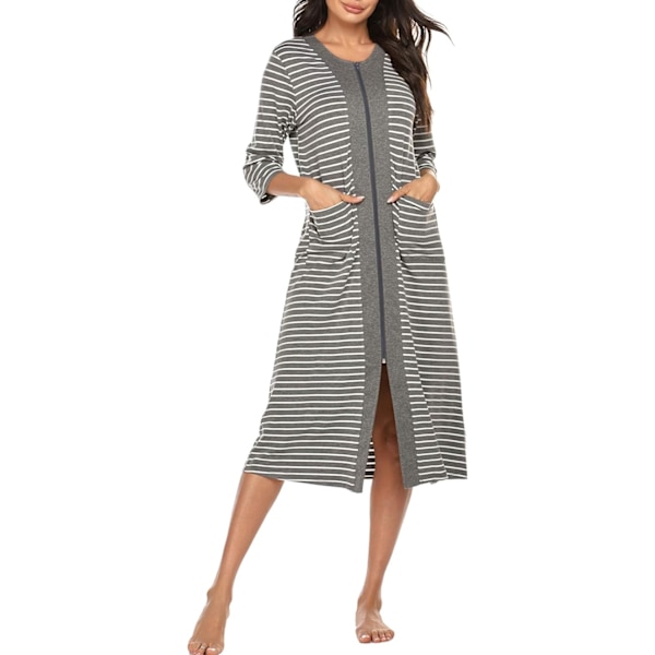 Badekåpe Dame Myk Strikket Pyjamas