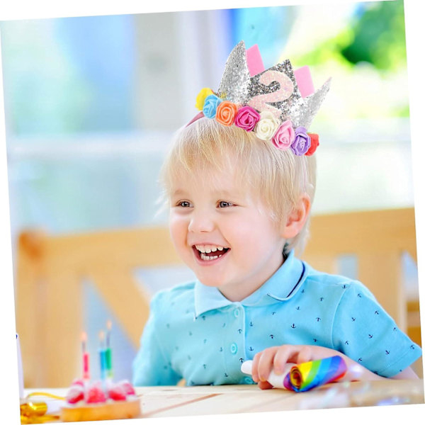 1 st konstgjord blomma hatt baby boy hattar silver huvudbonad hattar för baby flicka
