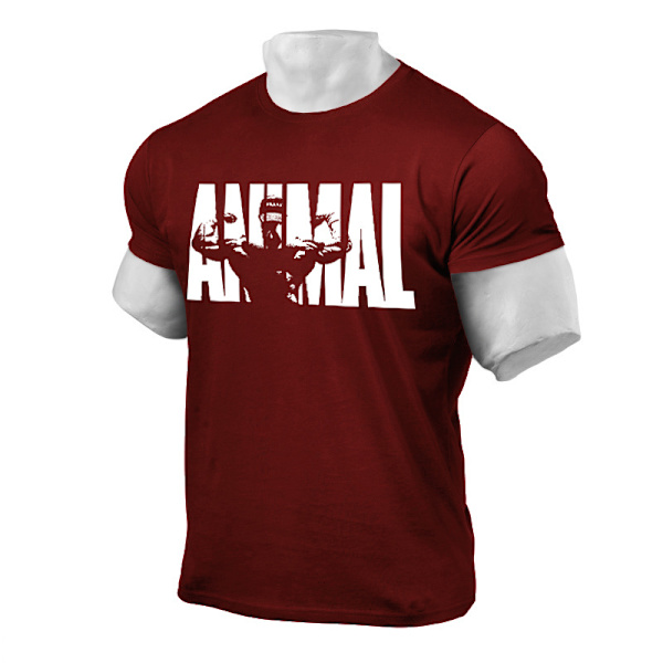 Universal Animal T-shirts til mænd, Animal Supplements Tøj, Powerlifting