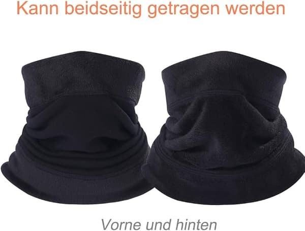 Vinter Rørformet Hals Gaiter Multifunktionel Unisex Termisk Fleece Foring Elast