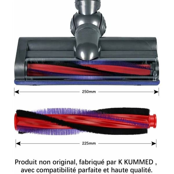 225mm børstevalse for Dyson DC62 SV03 støvsuger erstatning elektrisk