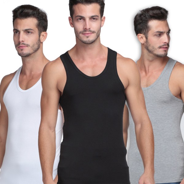 3-pack träningstanktoppar för män med Y-rygg, torrpassform, mesh, ärmlös, gym, muskler, passform