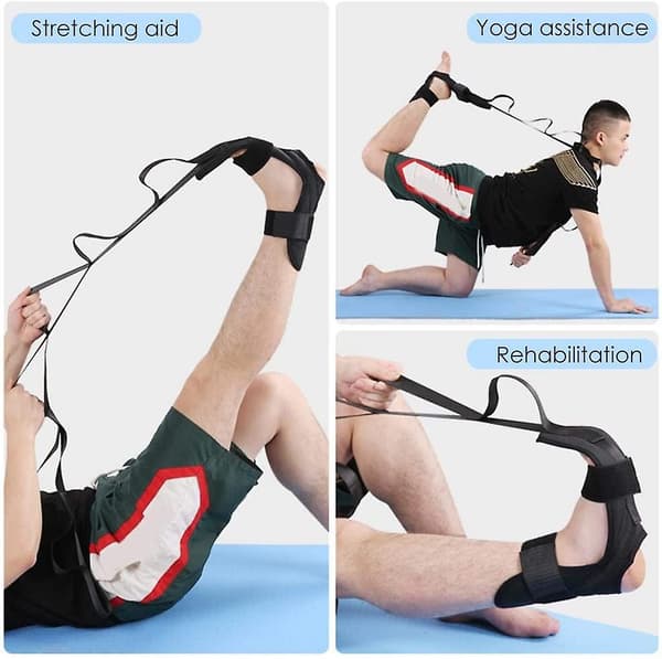 Yoga Ligament Stretching Belt Foot Drop Strap Leg Training Foot Correct Ank