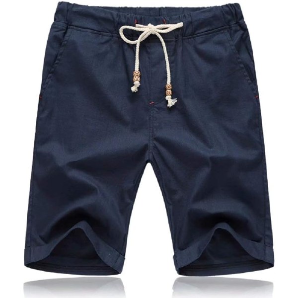 Miesten shortsit, rennot, joustavat kesäshortsit, joissa on joustava vyötärö ja taskut, 2XL