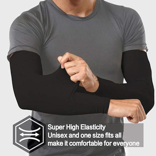 4 par arm sleeves til mænd og kvinder - tatovering cover up - kølende sports sl