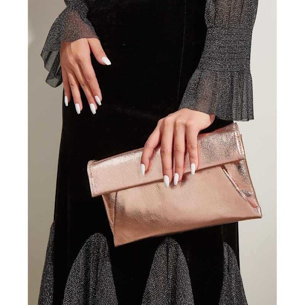 Ægte læder dame crossbody taske. Egnet til mobiltelefoner op til 7\"