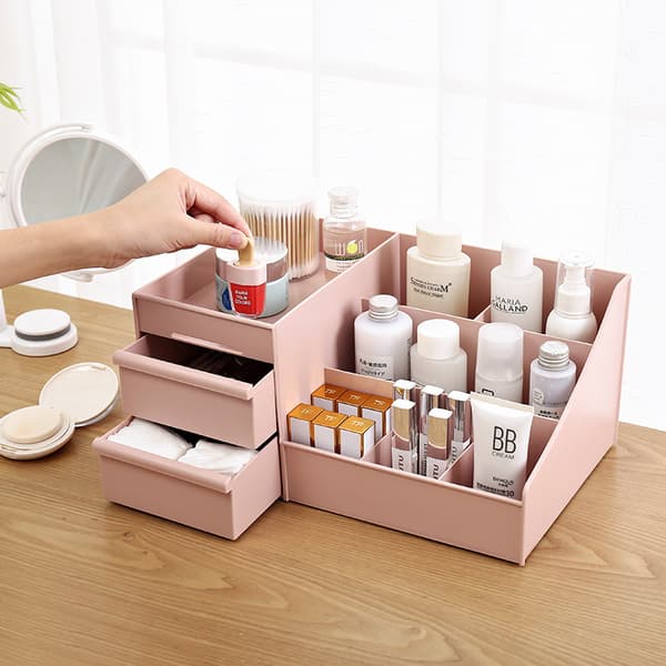 Hem Container Kosmetika Väska Kontor rosa 26.5*16*12cm