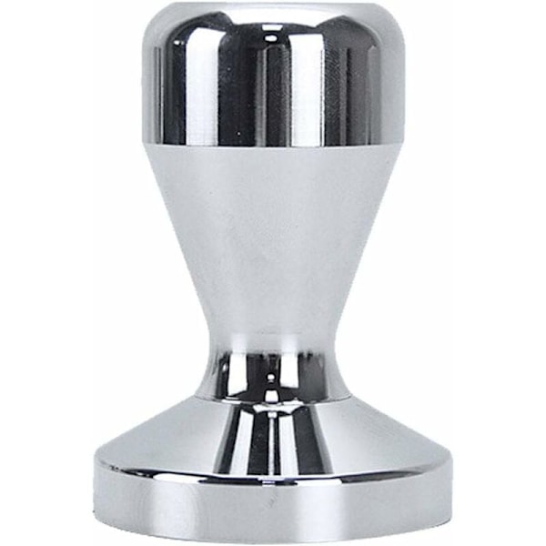 51 mm rostfri kaffepress, silver espressopress, återanvändbar platt bas rostfri pulverpress, 51 mm press grundläggande kaffebönpress, kaffeprodukter