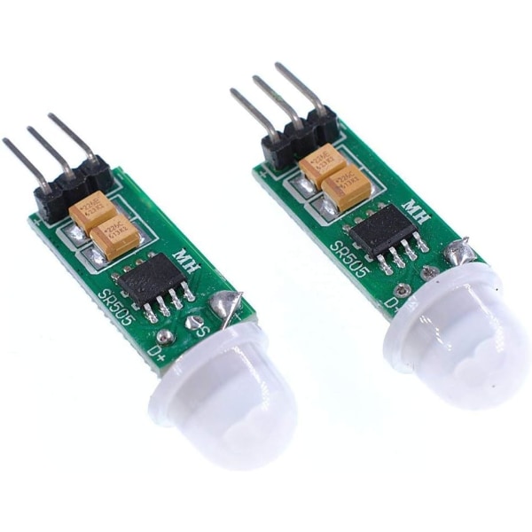 2 stk HC-SR505 PIR Infrarød Human Motion Sensor Detector Module for Arduino
