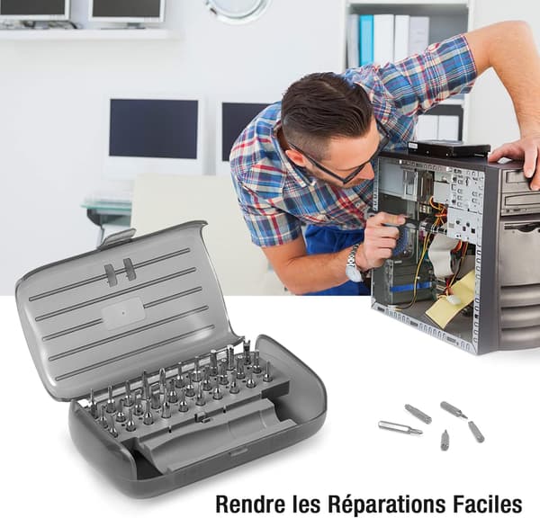 32 i 1 precisionsskruvmejselset - Mini magnetiskt skruvmejselset DIY Elect