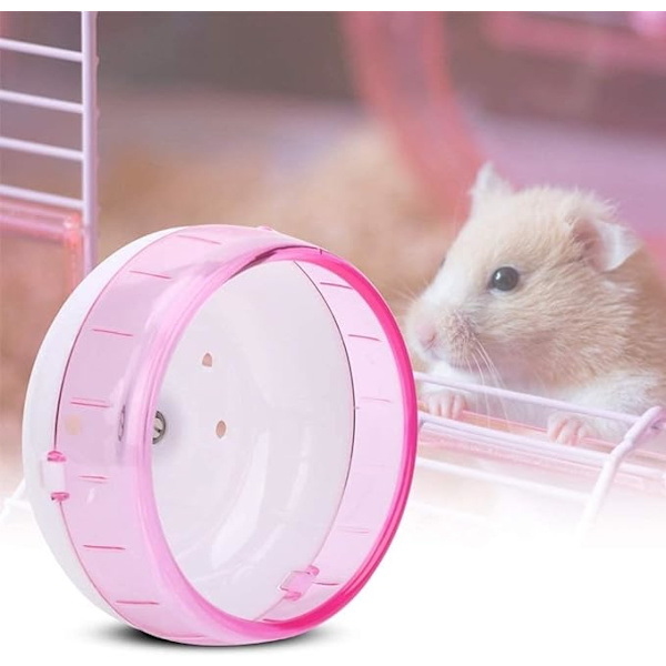 Hamster träningshjul, leksakshjul för små djur, löpande hamsterhjul tyst hamsterhjul dvärghamsterhjul för små hamster marsvin leksaker gerbilhjul