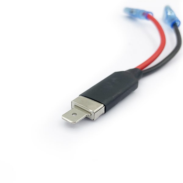 2 stk H1 LED-koblingskabel Enkelt konverteringsholderadapter for HIDled-frontlyskastpærer h1 adapter led adapter h1-kontakt