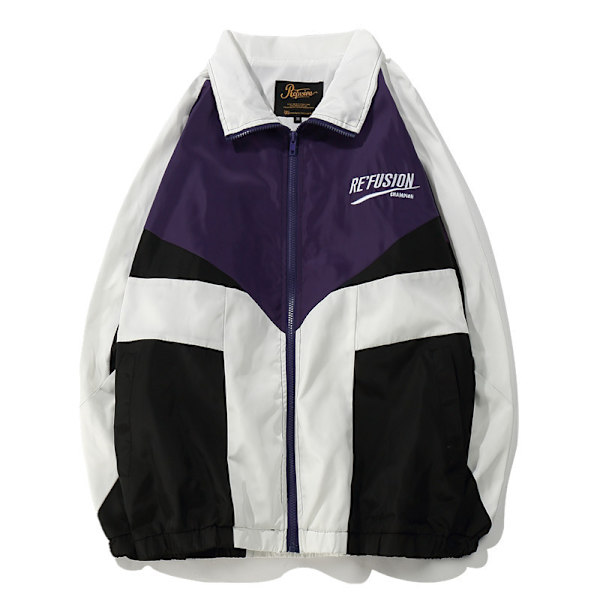 College-tyyli Varsity-takki miehille Kevätkirjailu Bomber-takki Cas