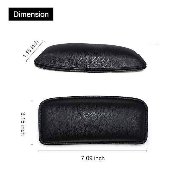 Bilarmrest, 3 st bilarmrestkuddar används för att skydda armbågar och knän