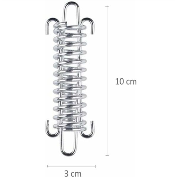 Solseil festekit, solseil festekit for seilinstallasjonssett tilbehør, 3*10cm, 5stk