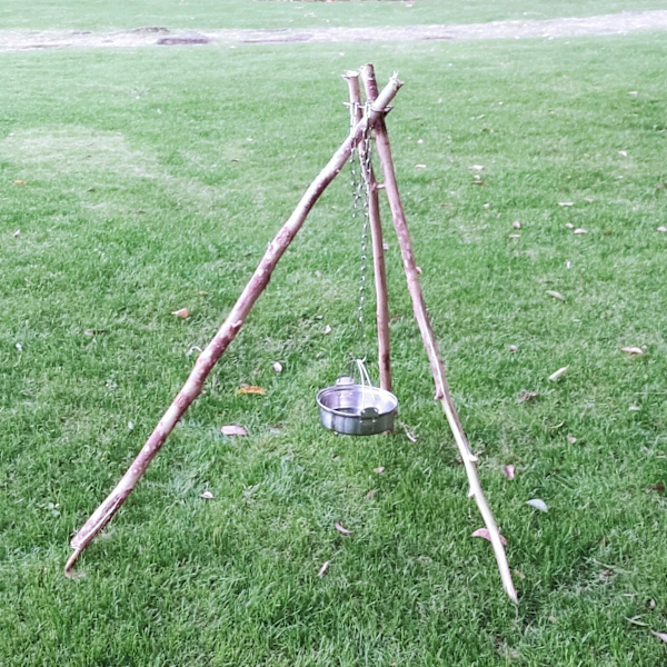 Picnic-keittoastiat Kolmijalka Teline Ripustus Keittoastia Ulkoilma Leiri Leirintä Keittoastiat