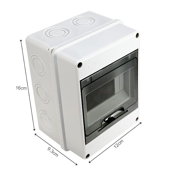 Vattentät elbox, IP65 5-MODULER Elcentral, Vattentät utomhus elbox, Kontrollskåp, Kopplingsdosa för utomhus