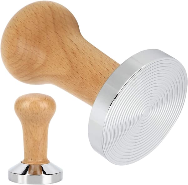 58mm Professionel kaffepulverhammer, rustfrit stål  Design til kontor