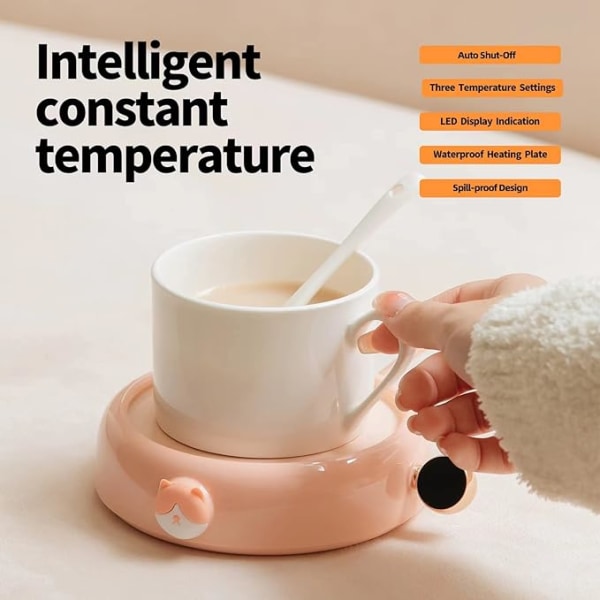 Kaffe Mugg Värmare, Automatisk Avstängning, Gravity Aktiverad, De Flesta Stil Koppar (Rosa C