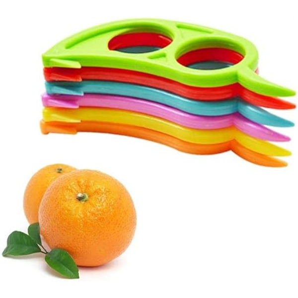 1 st apelsinskalare, plast citrus citron skalare, grapefrukt snabba öppnare