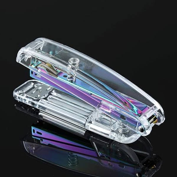 Akrylhäftapparat med originell design, transparent form, för kontor och hem