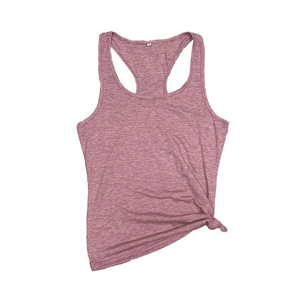 Kvinnors stretchiga, lösa racerback-linne, 2-pack