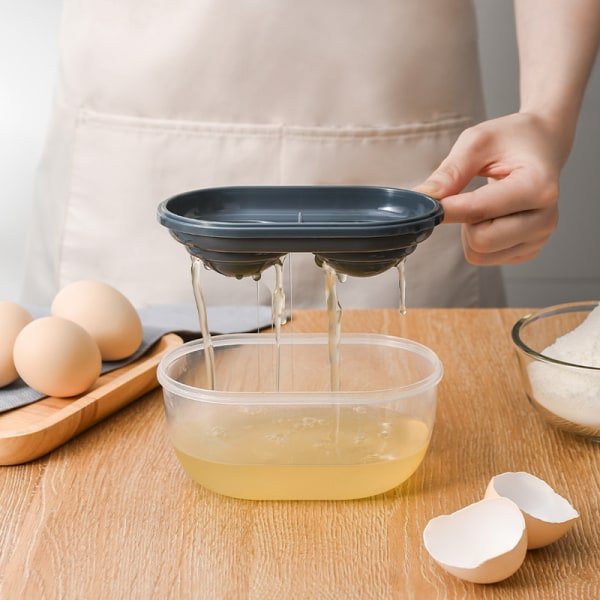 Plastäggseparator Vit Äggula Siktning Hem Kök Matlagning Pryl Verktyg