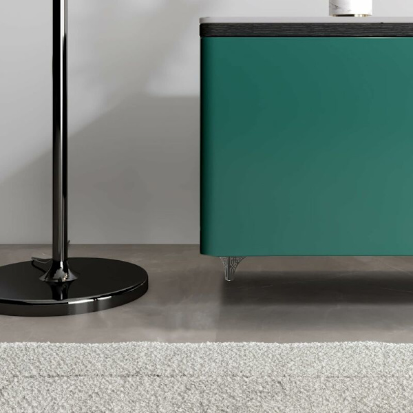 4 stk møbelkoppben Moderne møbelben Sorte føtter 13 cm——