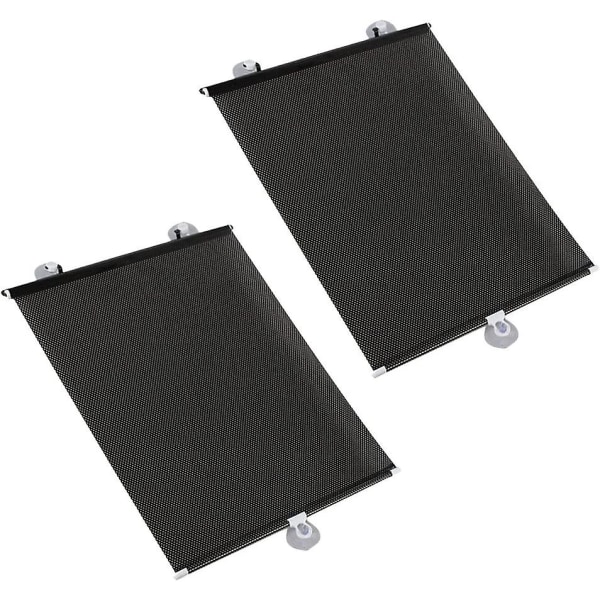 Bilsolskydd, Mesh Retractable Solskydd Med Sugkopp Bakre Främre Fönster Vindruta Gardin För Bil Sovrum