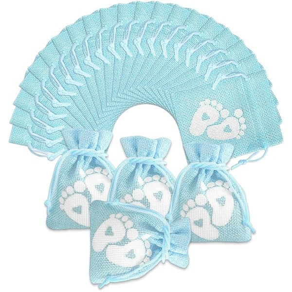 50 st Dragepåsar för dop 10 * 8cm Bröllop Dragepåsar Canvas Presentpåsar Jute Dragepåsar Smyckespåse Jutepåse Dop Dragepåsar