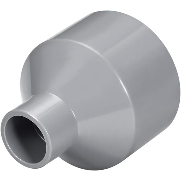 50mm x 20mm Reducer PVC-rörkoppling Koppling nav till nav Koppling Grå 2 st