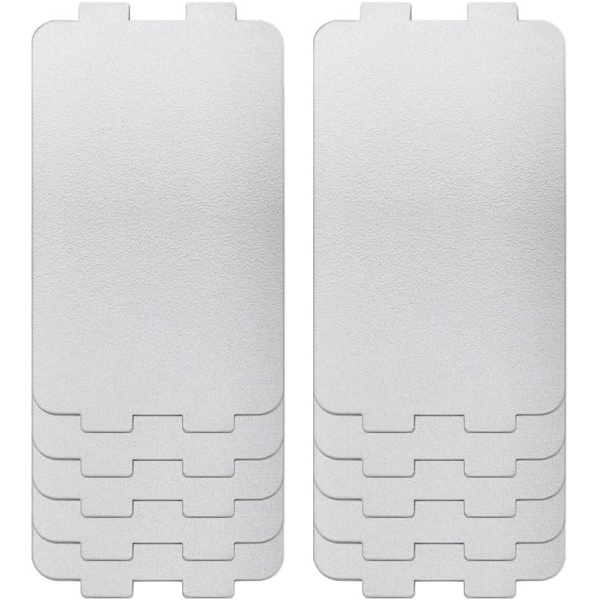 Pakke med 10 universelle mikrobølgeovn glimmerplater, 107 x 64 mm