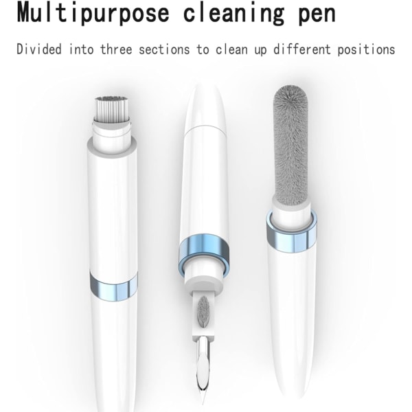 Hörlurar rengöringspenna 4 i 1 multifunktions Airpod Cleaner Kit Mjuk borste fo