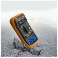 XL830L Digitalt Multimeter 2000 Teller Mini Multimeter Batteritester AC DC Spenning Strøm Resistans Summer Transistor Voltmeter Amperemeter med Baklys