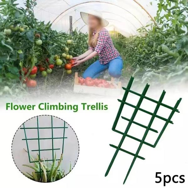 5 stk. Plantesupport i plast til klatreplanter