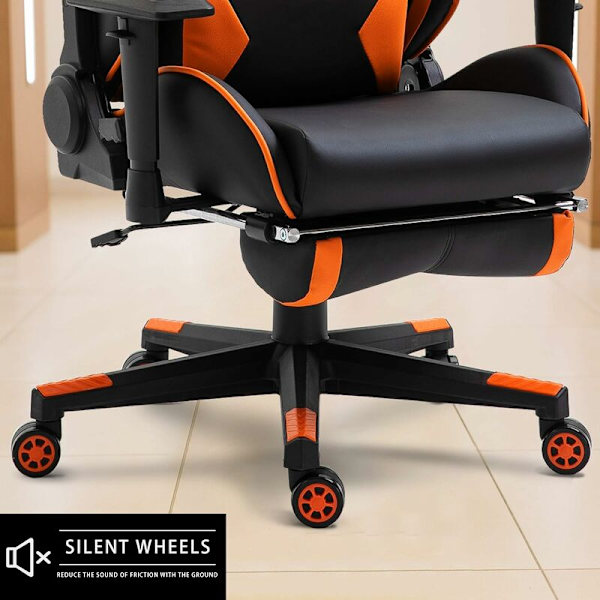 Gaming Chair Casters, Utbytbara Ersättningshjul med Anti-Fall Funktion