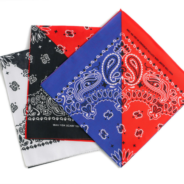 red Blue Unisex Outdoor Cycling Riding Head Neck Scarf Headwear