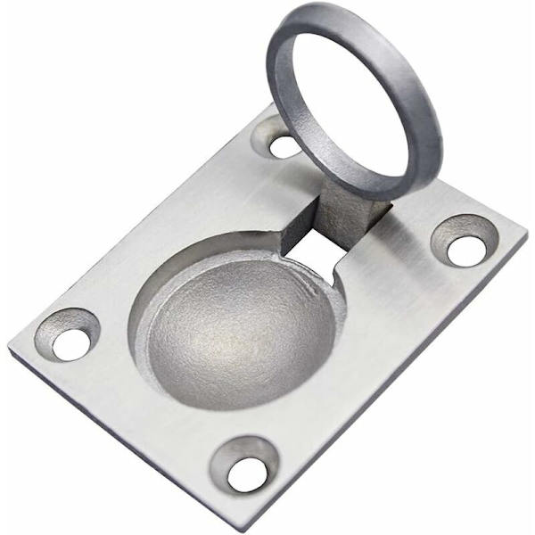 Felle Ring Pull Håndtak Luke Locker Skap Skjult Håndtak 48 x 38mm - St