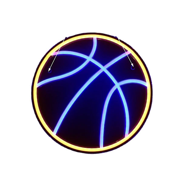 Väggdekorationsspel Neonboll LED Neon USB Akryl