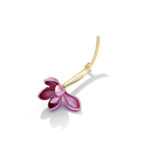 Brosch, corsage design nisch kofta kostym accessoarer pin, rosa