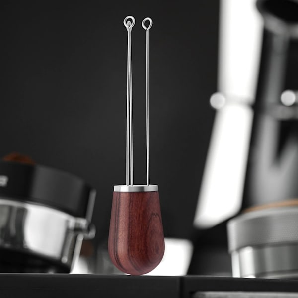 Espresso nåledispenser, espressonåledispenser med træhåndtag, barista