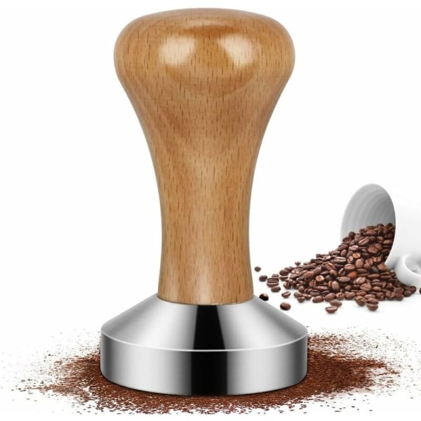 Espressotamper, rustfrit stål kaffetamper rustfrit stål kaffepresse