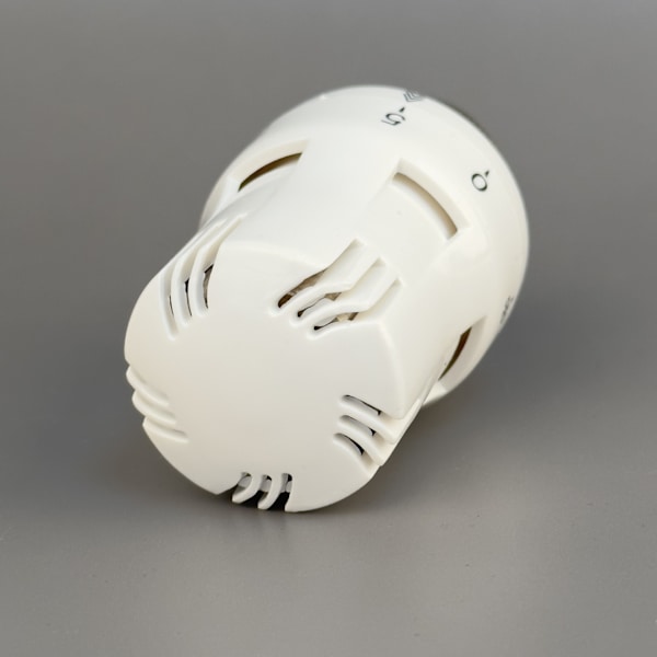 M30x1.5 termostathode med voksutvidelse, kompatibel med termostatiske kraner, horisontal installasjon, hvit farge, presis temperaturregulering