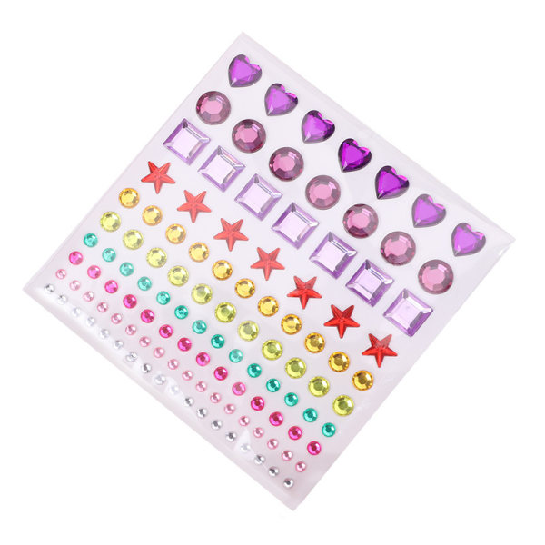 8pieces Gem Stickers Jewels Stickers Rhinestones Crystal for Hall