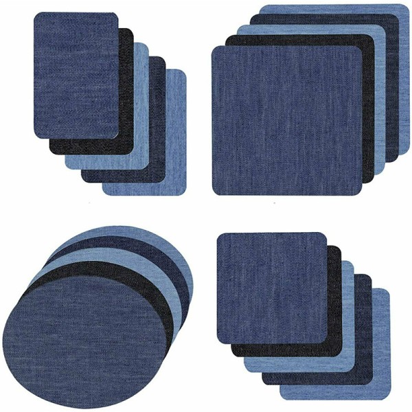 20 stk Jean Patch Jean Denim Patches Reparation Patches Kit