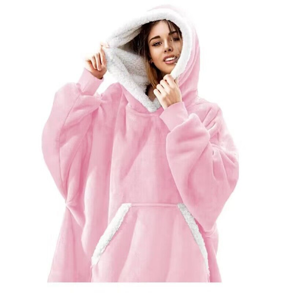 Filt Sweatshirt Oversized Hoodie Rosa