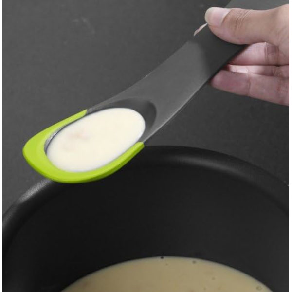 24*8CM Stor Träsked för Matlagning Blandningssked Serveringsskedar