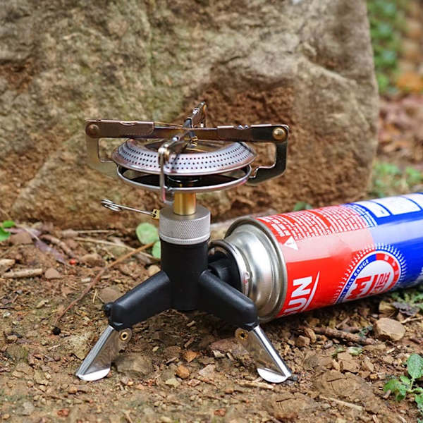 Udendørs Camping Gas Kogeplade Adapter Bærbar Overførsel Hoved Adapter Foldbar Gas Konverter Madlavnings Tilbehør