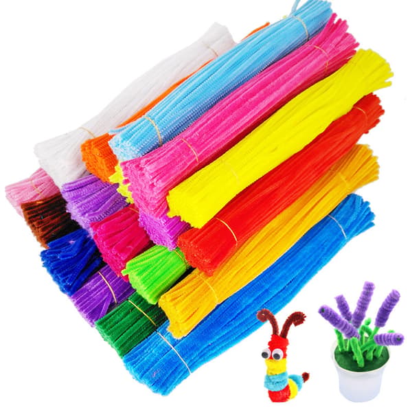 Håndverkssett - Pipe cleaner, 100 stk